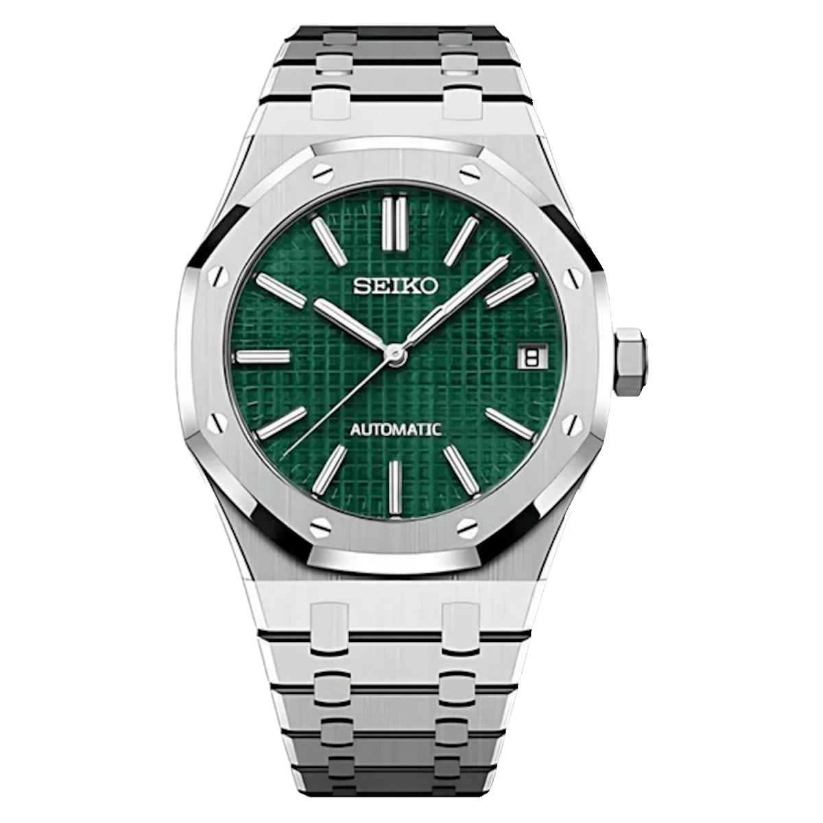 Seiko Royal Oak Mod (Forest) - OnTimeMods