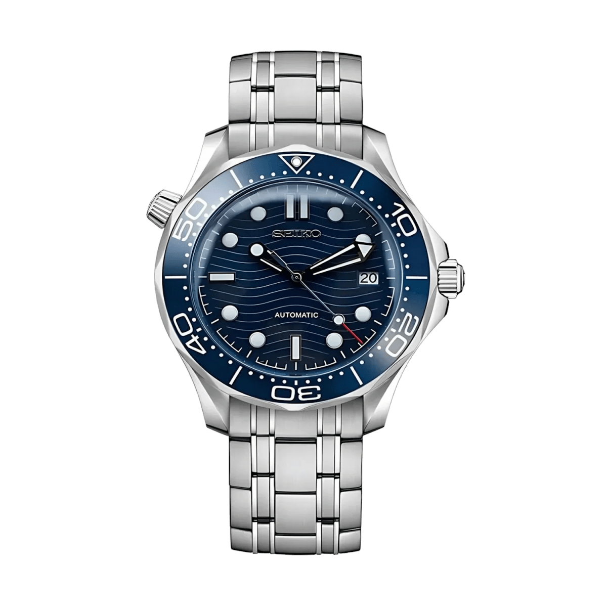 Seiko Seamaster Mod (Blue) - OnTimeMods