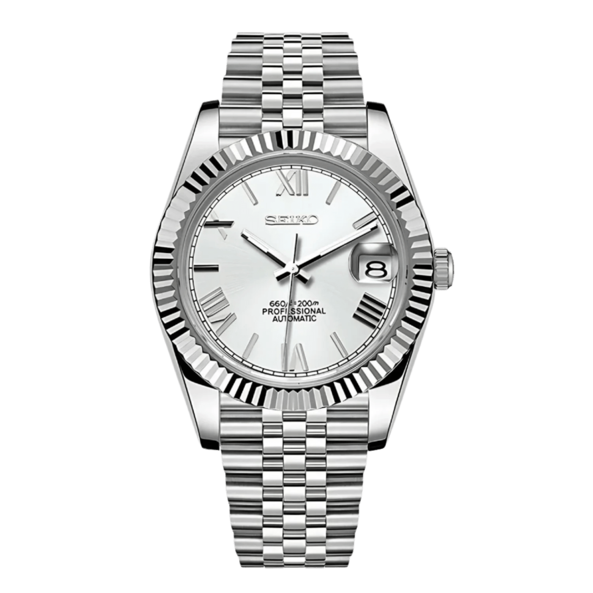 Datejust Mod (Roman Silver) - OnTimeMods