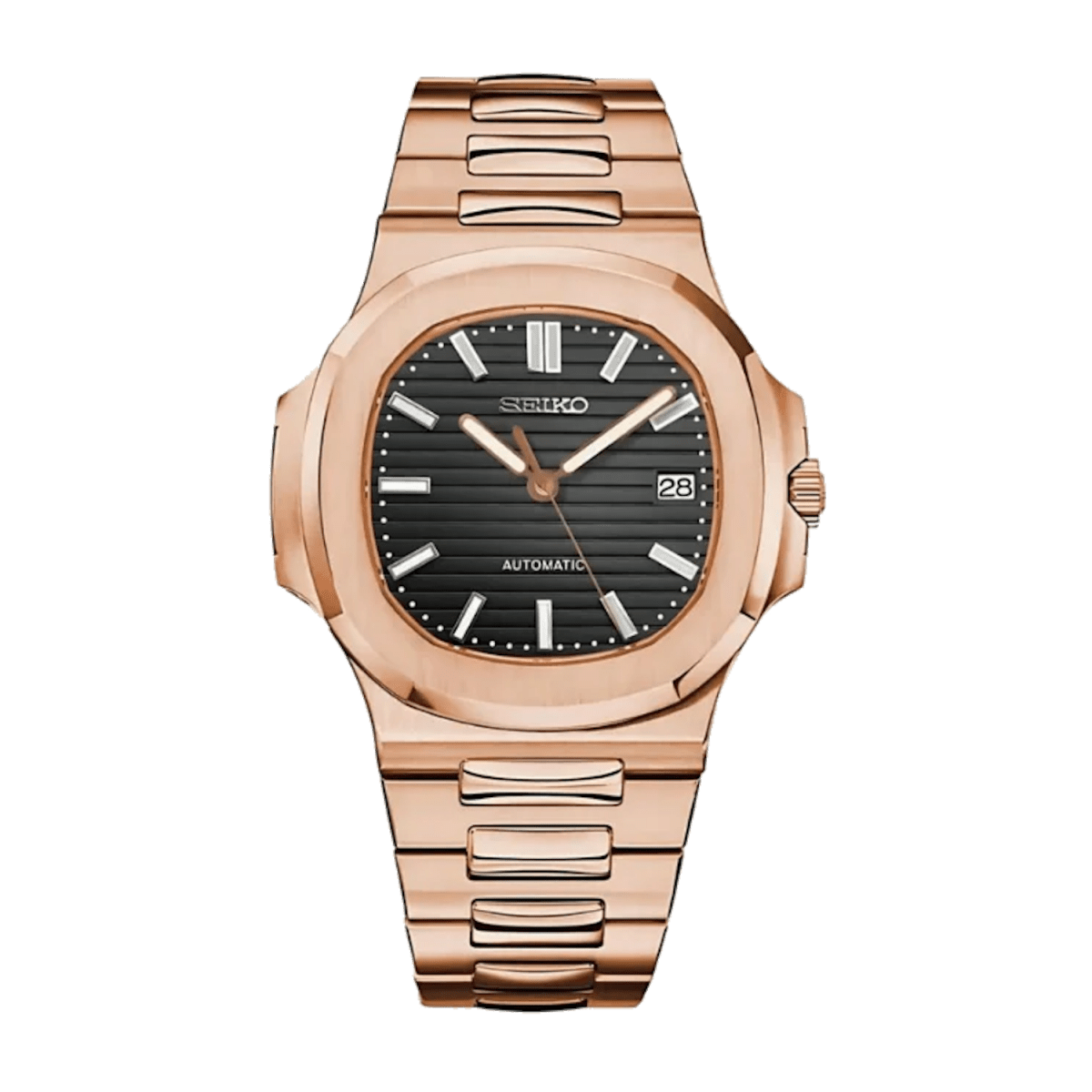 Nautilus Mod (Rose Gold Black) - OnTimeMods