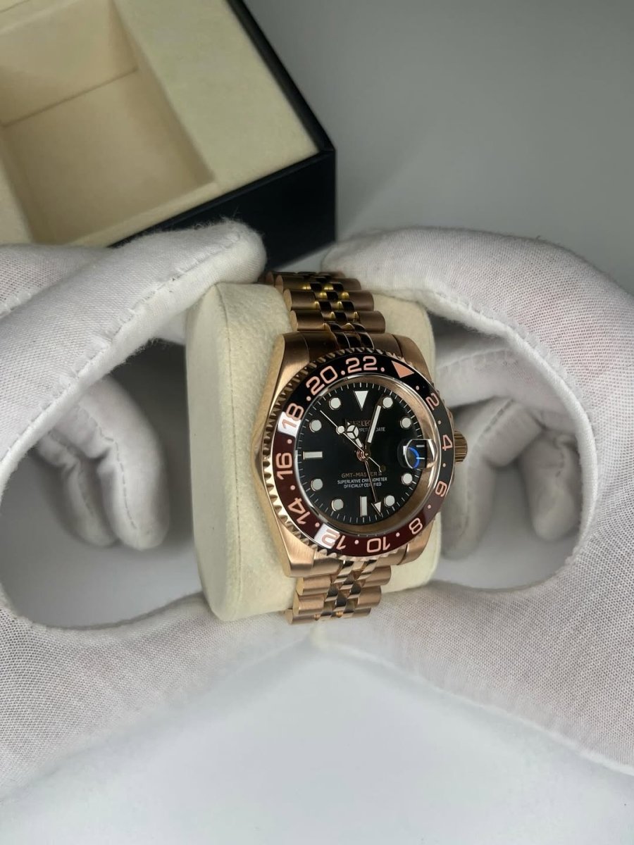 Seiko Custom GMT Mod (Rose) - OnTimeMods