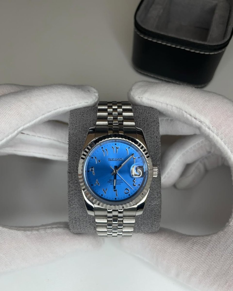 Seiko Datejust Mod (Arabic Arctic) - OnTimeMods