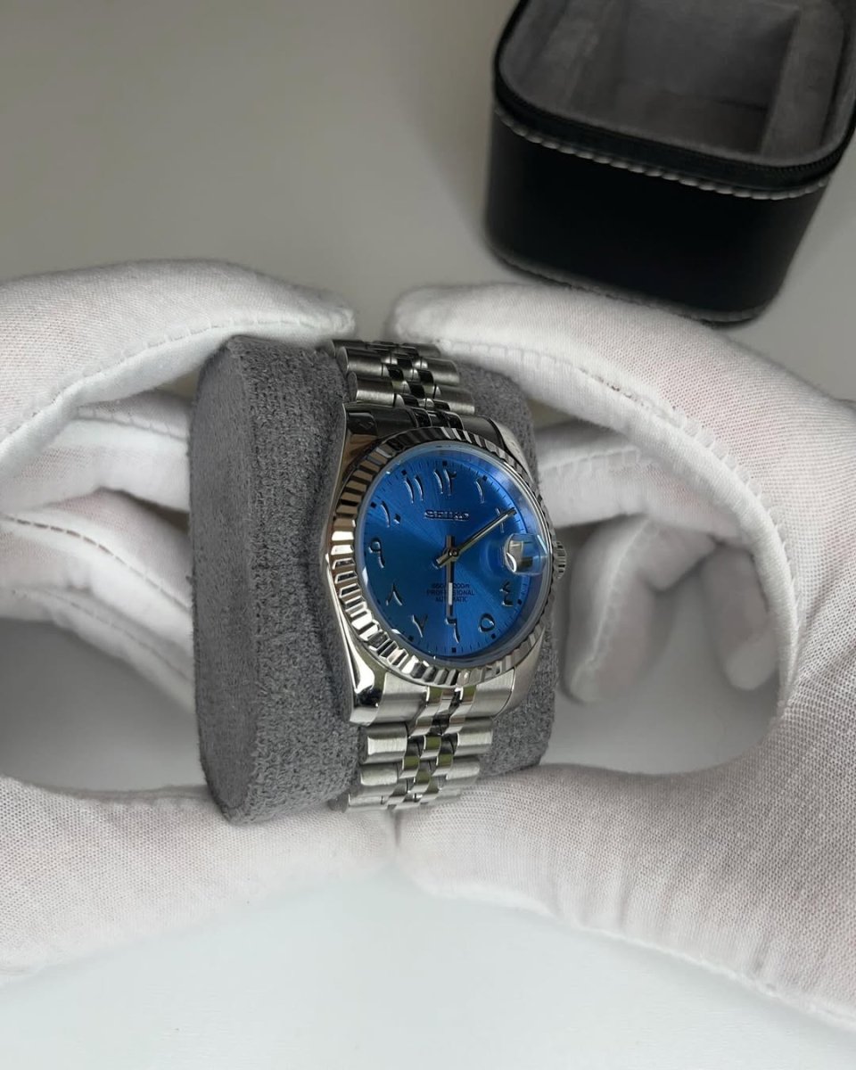 Seiko Datejust Mod (Arabic Arctic) - OnTimeMods
