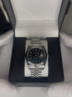 Seiko Datejust Mod (Classic Black) - OnTimeMods
