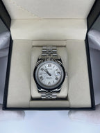 Seiko Datejust Mod (Roman Silver) - OnTimeMods