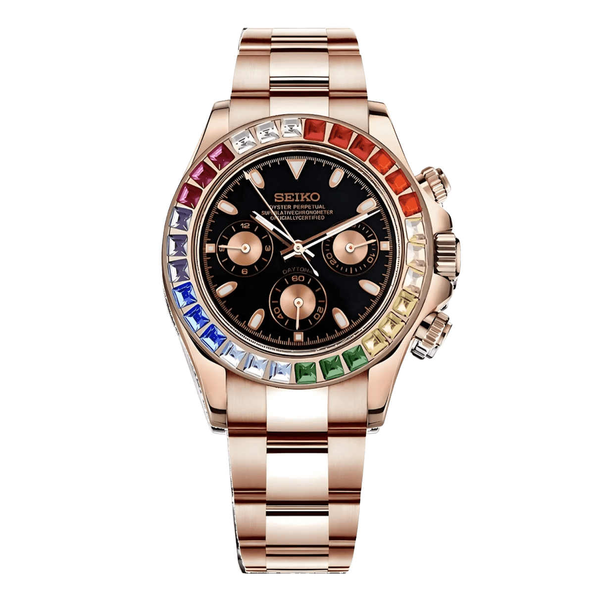Seiko Daytona Mod (Rainbow) - OnTimeMods