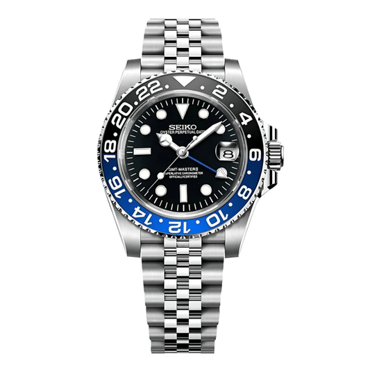 Seiko GMT Mod (Batman) - OnTimeMods