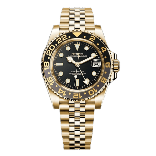 Seiko GMT Mod (Gold) - OnTimeMods