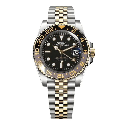 Seiko GMT Mod (Two - Tone) - OnTimeMods