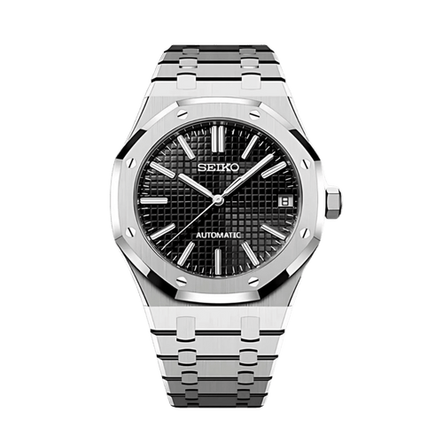 Seiko Royal Oak Mod (Black) - OnTimeMods