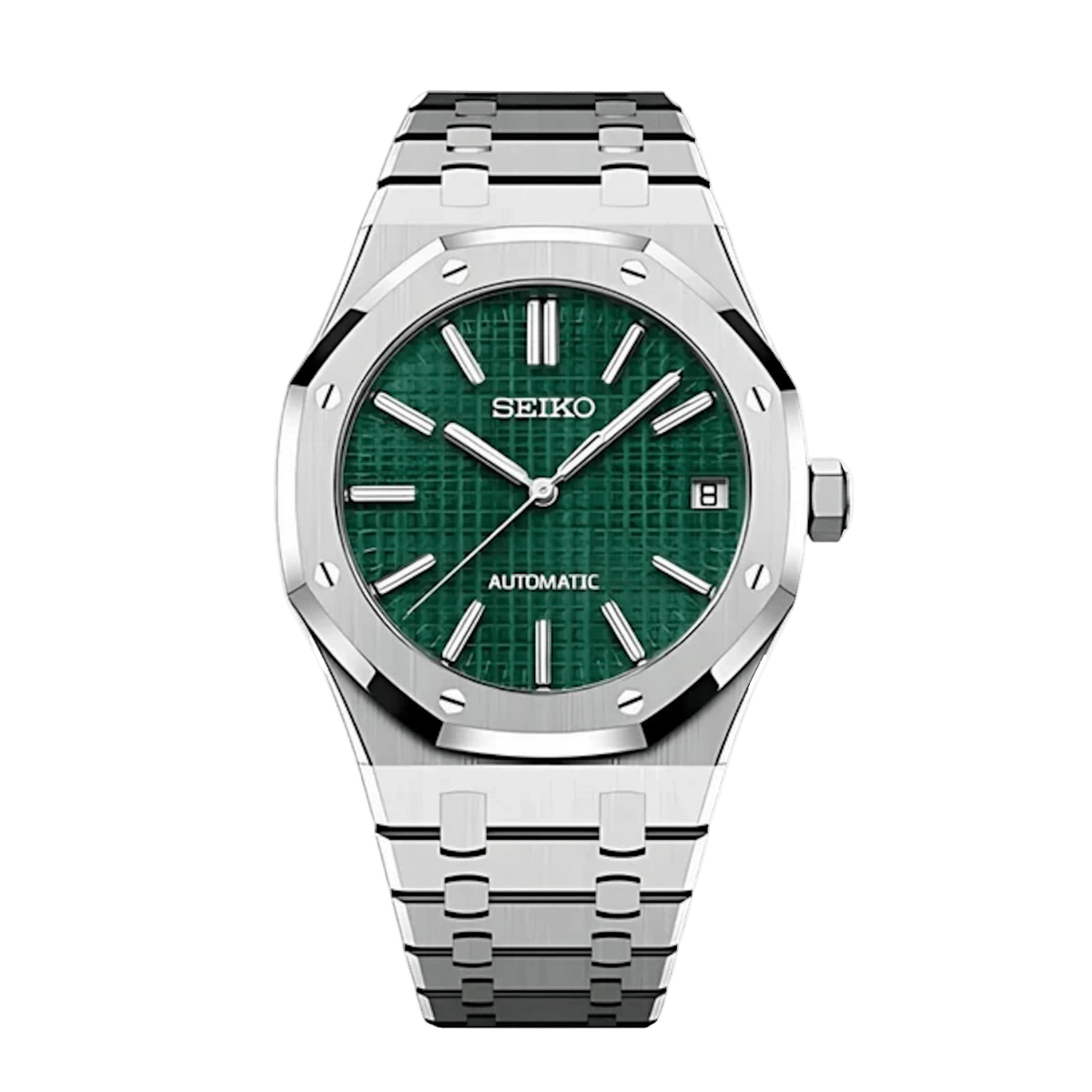 Seiko Royal Oak Mod (Forest) - OnTimeMods