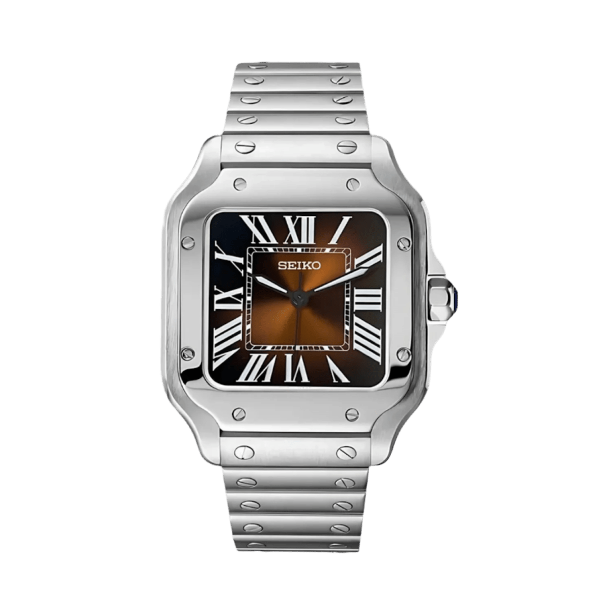 Seiko Santos Mod (Brown) - OnTimeMods